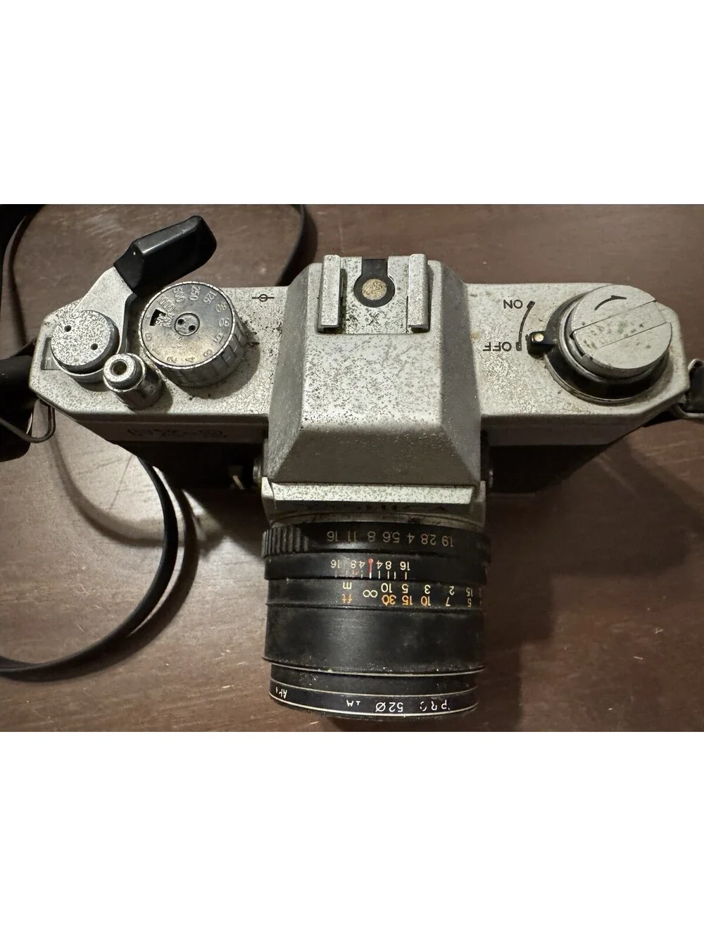 Yashica FX-2 35mm SLR Film Camera with Yashica 50mm F1.9 lens Untested As Is
